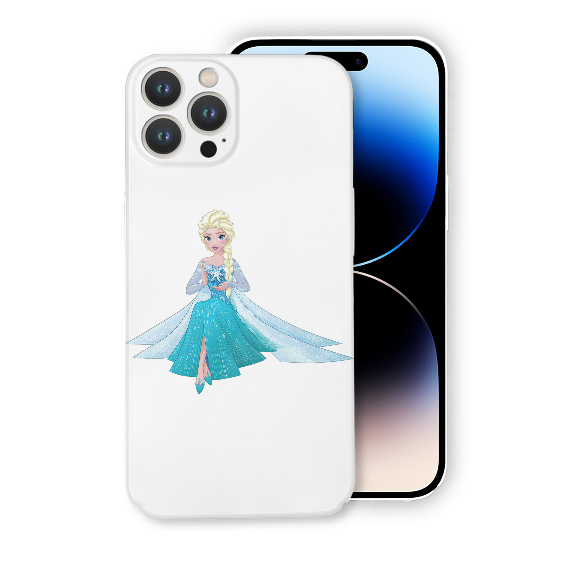 （画像用） アナと雪の女王 アンナ エルサ Frozen Anna Elsa 【iPhone 14シリーズ対応】ハードケース